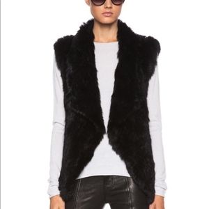 Nicholas Knitted Fur Vest
